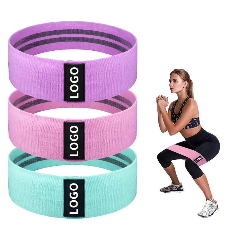 Wholesale Fabric Resistance Bands High-Elastic Hip Circle Resistance Belt Suitable Yoga Training Exercise Anywhere