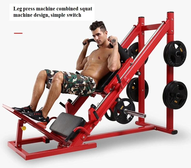 Gym Free Weights Leg Press Sports Exercise Reverse Pedal Trainer 45 Degree Inverted Pedal.