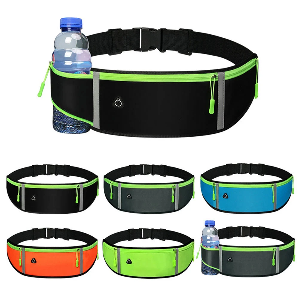 Hot Selling Sports Portable Bags Men&prime;s Outdoor Fitness Waist Bag Running Sports Water Supplement Waist Bag