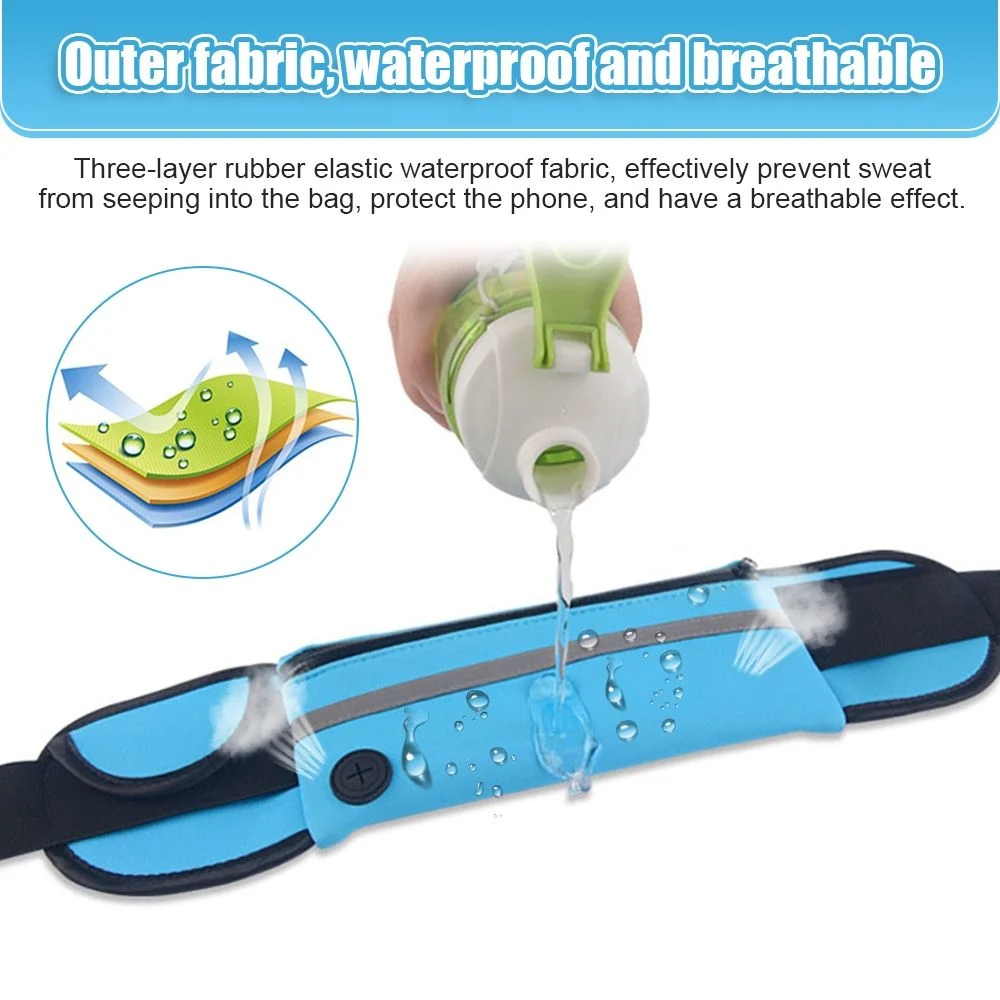 Running Fitness Shoulder Bag Outdoor Men&prime;s Jogging Water Replenishing Bicycle Waist Bag