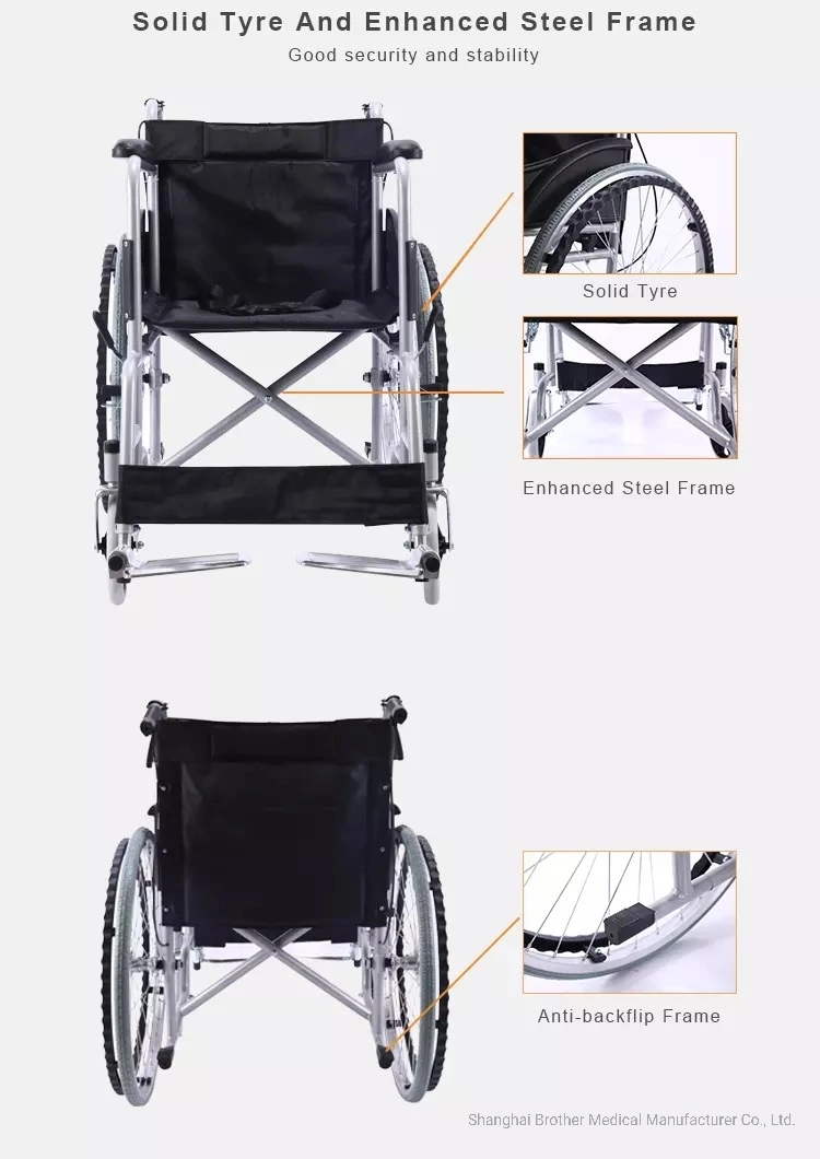 Manual Folding Rehabilitation Equipment Medical Supply Manufacturers of Manual Standing Wheelchair