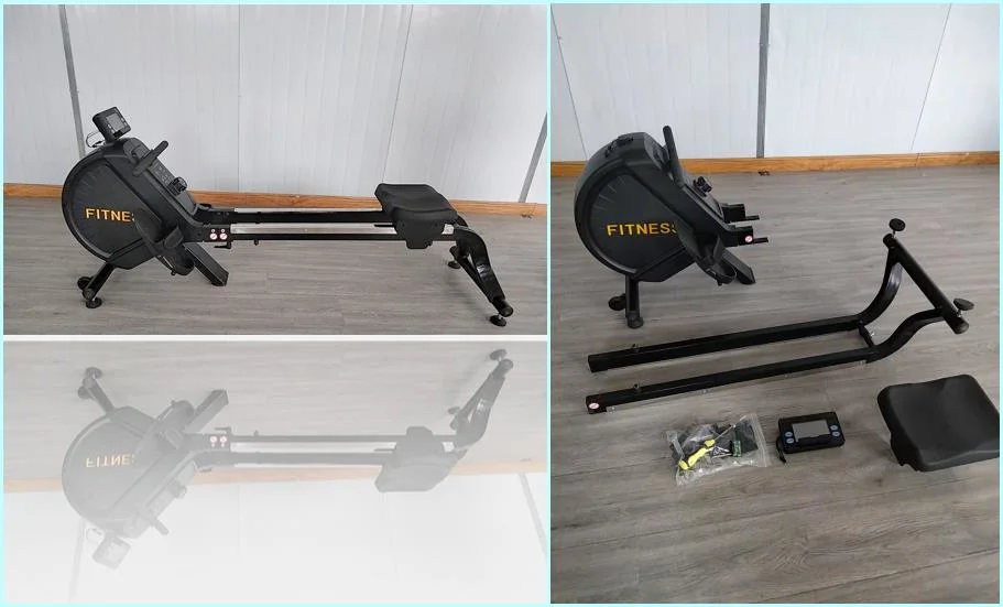 New Design Gym Indoor Professional Fitness Rower Foldable Magnetic Resistance Rowing Machine