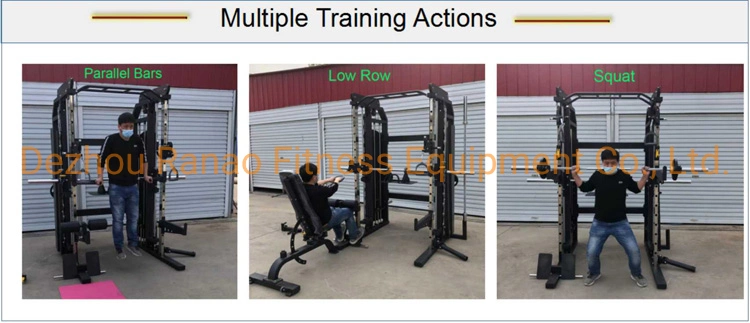 Commercial Fitness Equipment Home Gym Use Multi Functional Combo Power Training Sports Strength Equipment with Smith Machine