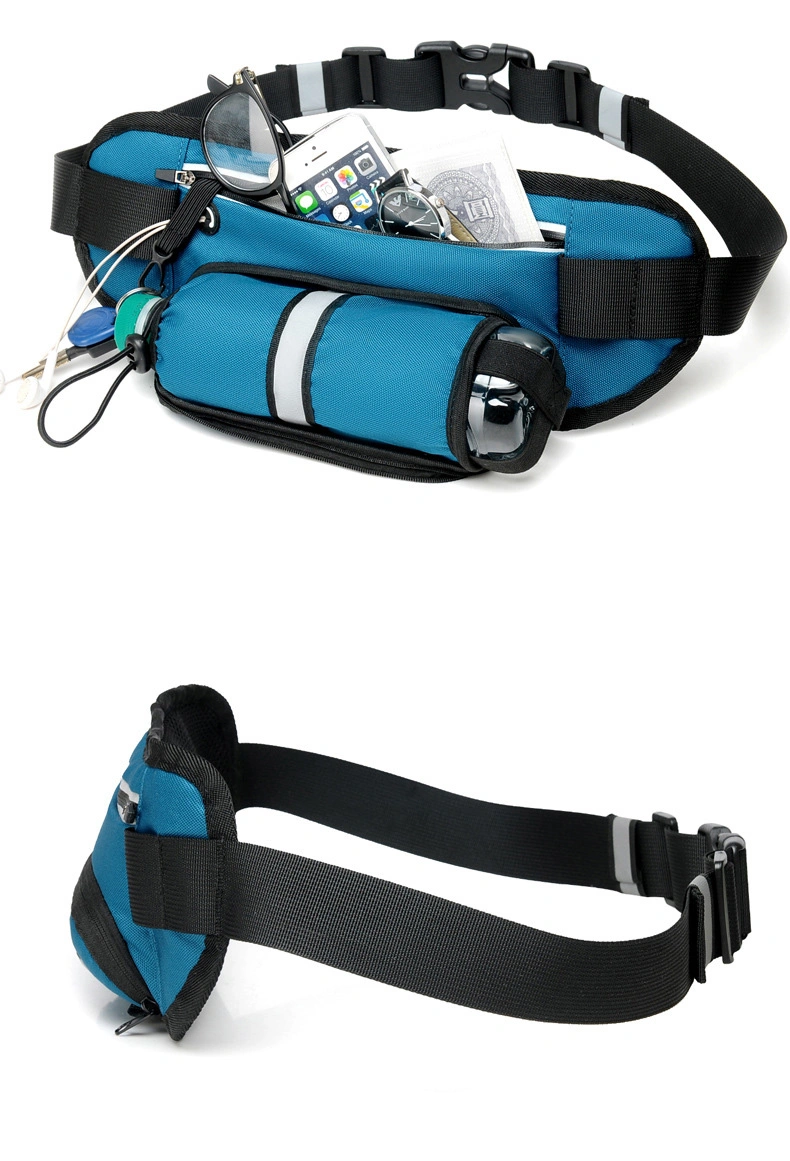 Sports Training Running Fitness Multi Functional Water Bottle Waist Bag Waterproof Belt Bag