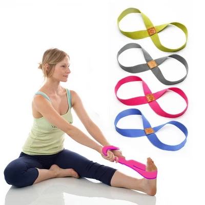 High Quality Women Girl Training Tension Cotton Leg Stretcher Shoulder Dance Ballet Stretch Yoga Belt