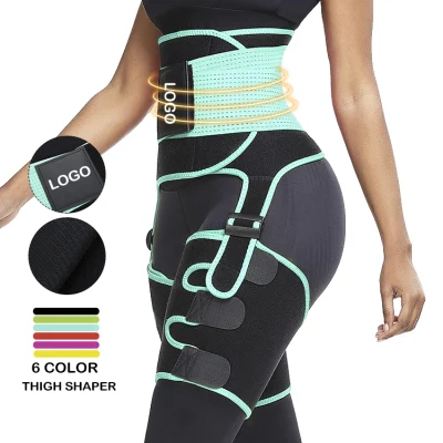 Best Selling Custom Logo Hot Sale Neoprene High Waist Thigh Shaper Thigh Eraser Butt and Leg Shaper Waist Trainers