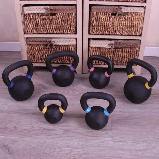 Manufacturer Gym Fitness Equipment Kettle Bell Set Body Building Cast Iron Kettlebell in Lb and Kg