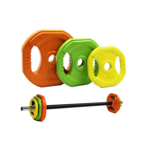 Weightlifting Aerobic Barbell Set Gym Weight Plate Straight Bilanciere Piercing Safety Powerlifting Industrial Barbell 20kg Studio Body Barbell Set for Women