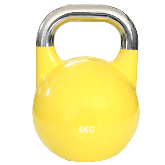 China Cheap Price Color Powder Painted Cast Iron Kettlebell Multifunctional Kettlebell