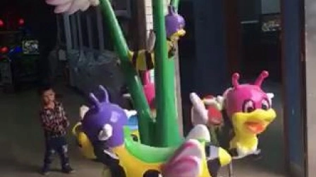 Coin Operated Kids Carousel Amusement Kidide Rides 3 Seats Mini Horse Carousel Machines for Children