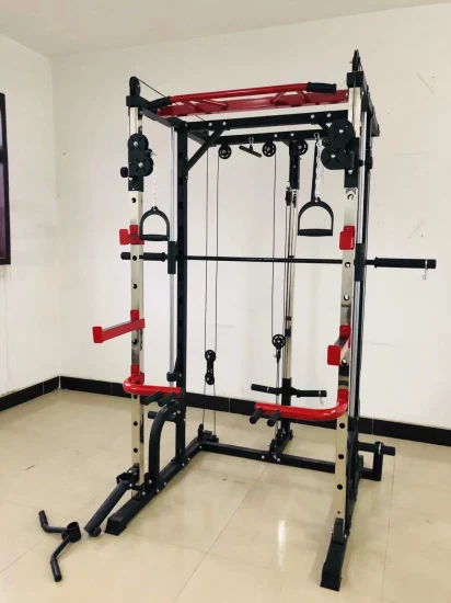 Multi Function Equipment Commercial Sports Fitness Equipment Exercise Machine Smith Machine Gym Machine for Indoor Home Gym Strength Training