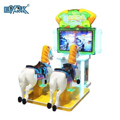 Epark Factory Double Player Horse Racing Ride Coin Operated Game Machine for Sale