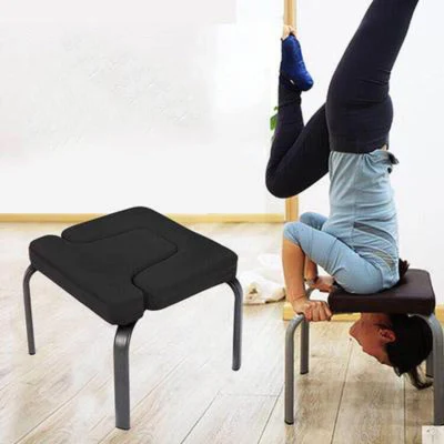 Yoga Upside Down Fitness Stool Headstand Chair Inversion Bench Push up Exercise Equipment Esg16259