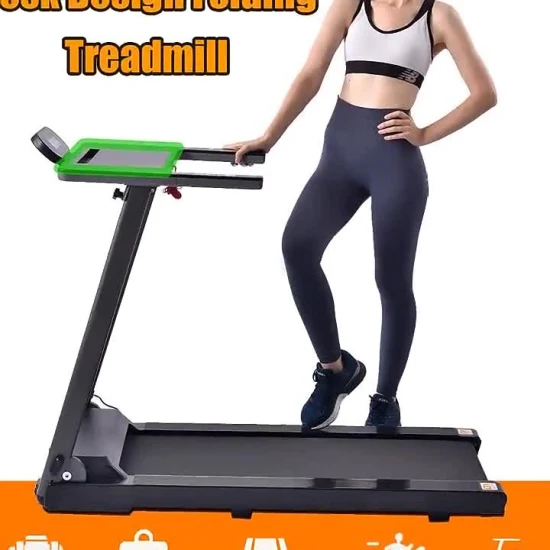 Three in One Exercise Fitness Machine 12 Preset Programs for Intelligent Treadmill Under Multi-Functional Desk