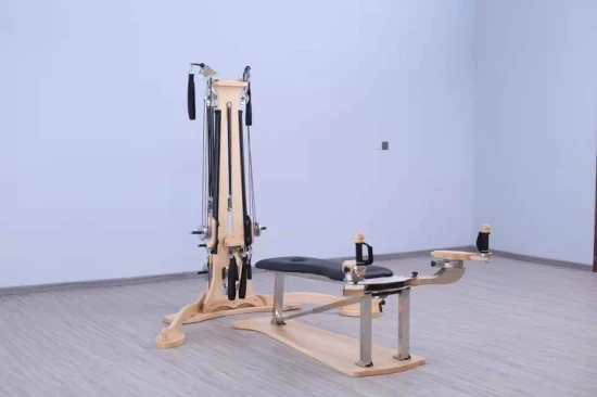 PRO Yoga Body Building Gym Home Fitness Equipment Oak Wood Pilates Reformers Bed Machine Pilates Pulley Tower Combination Unit -Pilates Equipment