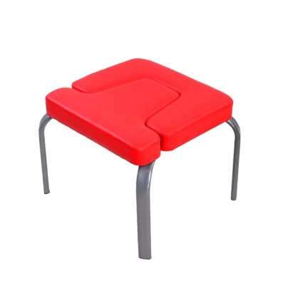 Multi-Function PU Cushioned Metal Headstand Yoga Stool